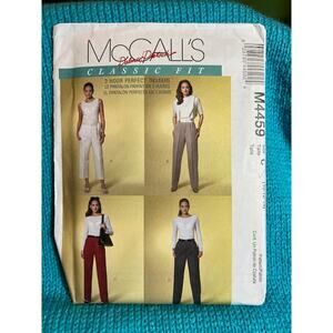 McCalls Sewing pattern 4459 pants pleat front dress